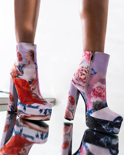 Up Above! Painting Platform Booties