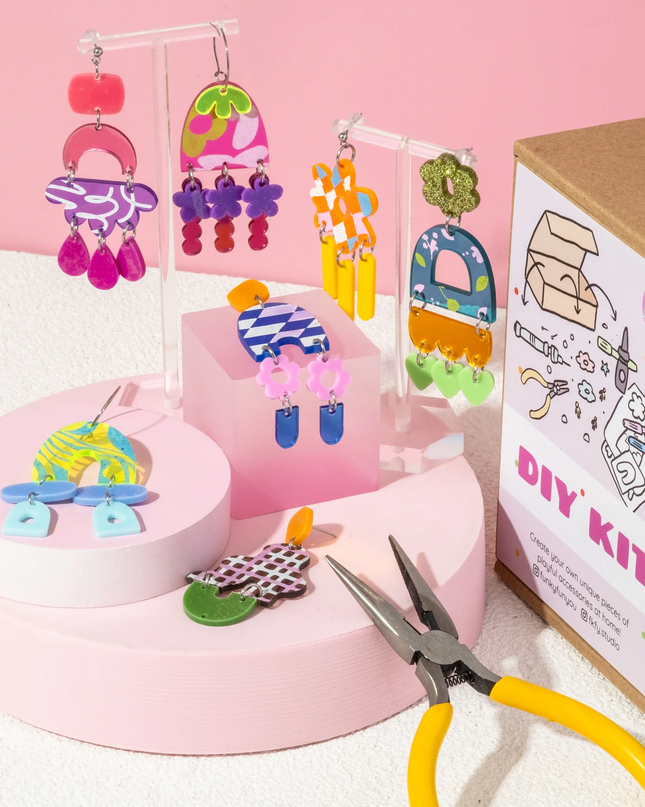 Ultimate Home Workshop Earring Kit 2 DIY  - Funky Fun You