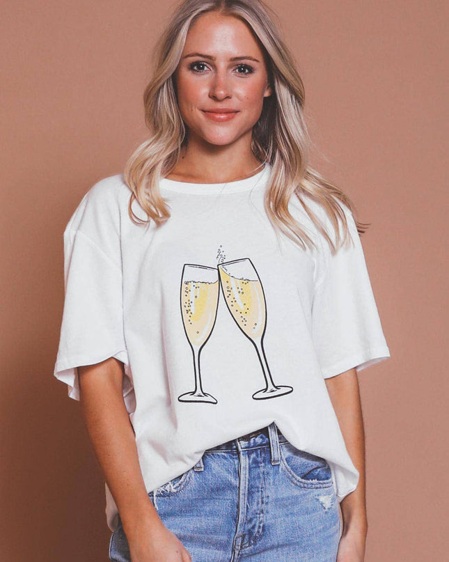 Bubbles 4 Babes Tee