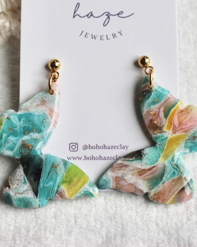 butterfly effect candy earrings