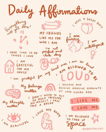Daily Affirmations Print
