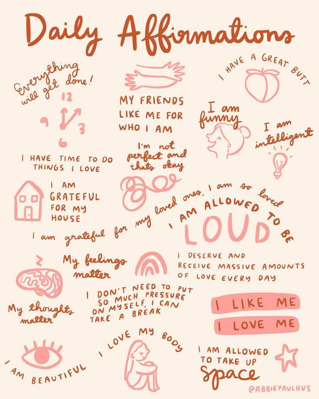 Daily Affirmations Print