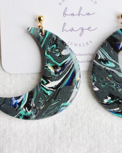 large galaxy moon baby dangles