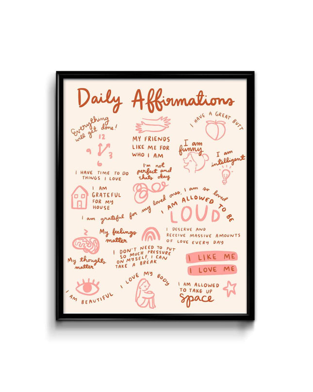 Daily Affirmations Print