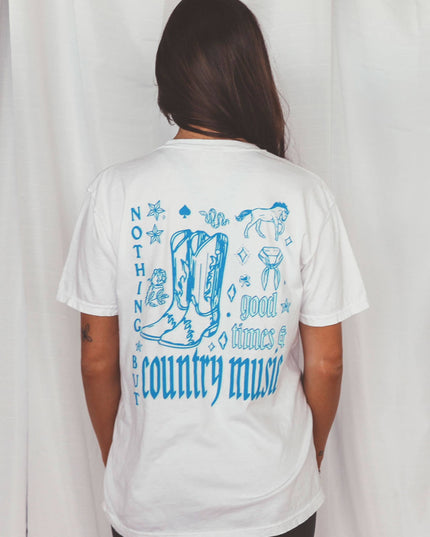 country music & immaculate vibes tee
