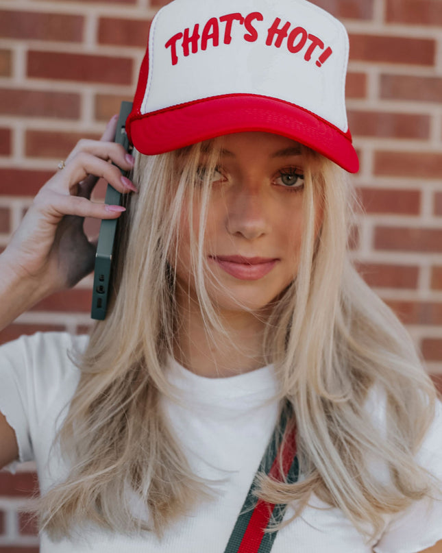 that's hot! trucker hat