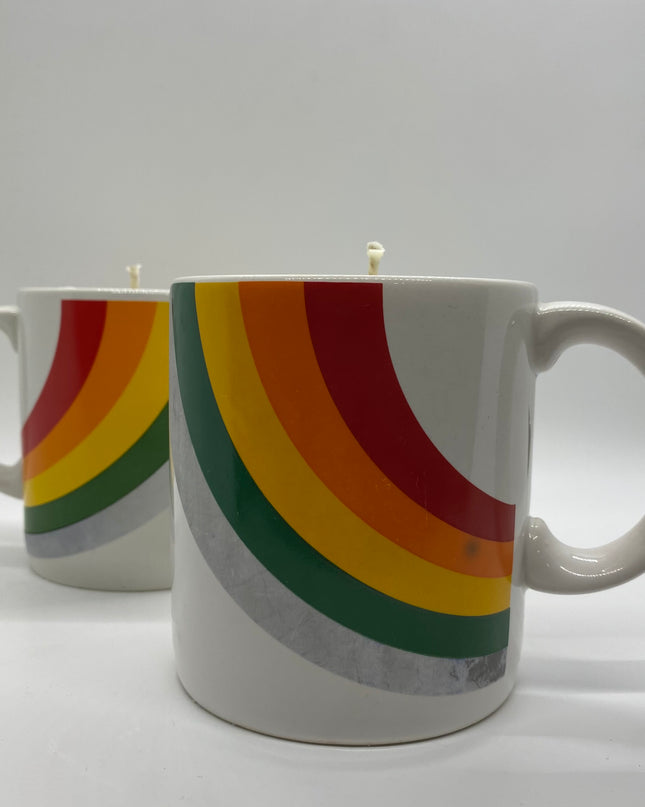 1984 Rainbow Mug Candle