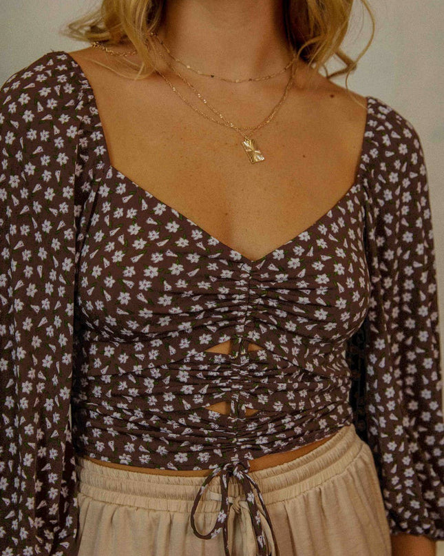 ditzy days crop top