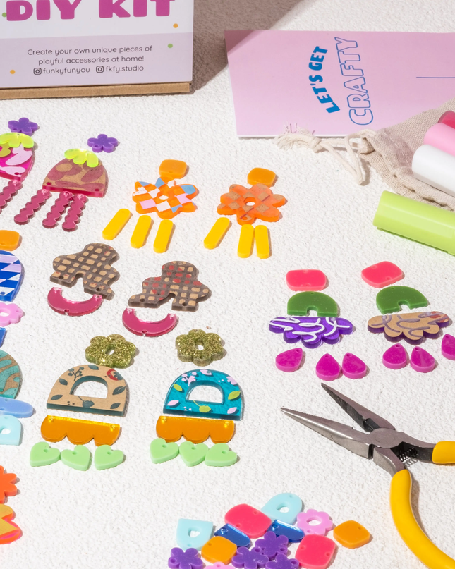 Ultimate Home Workshop Earring Kit 2 DIY  - Funky Fun You