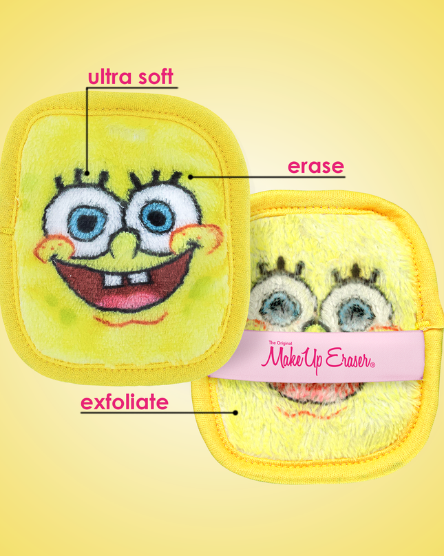 Spongebob Set- The Original Make Up Eraser- Limited Edition