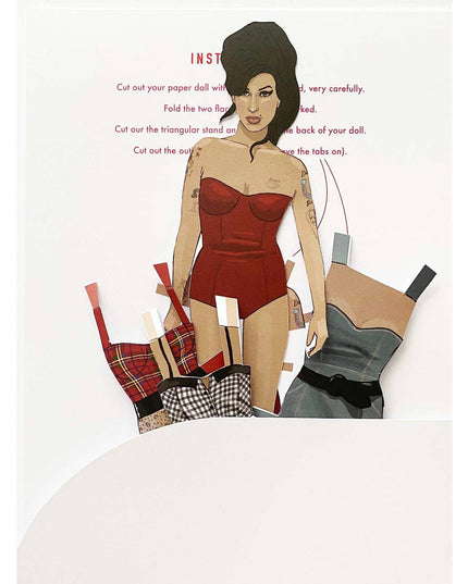 Amy Winehouse Paper Doll
