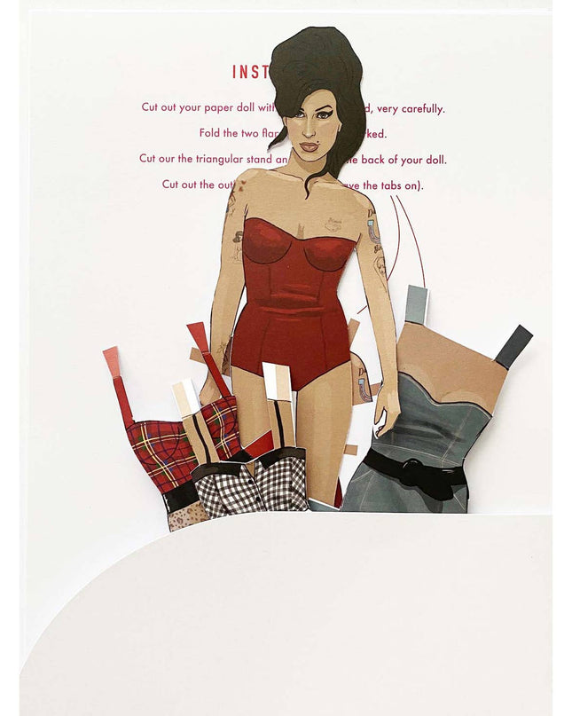 Amy Winehouse Paper Doll