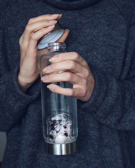 ViA Crystal Water Bottle | LOVE