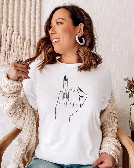 Fiance Finger Tee