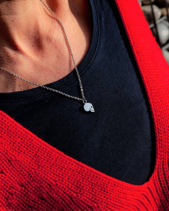 Stone Cold Stunner Skull Necklace