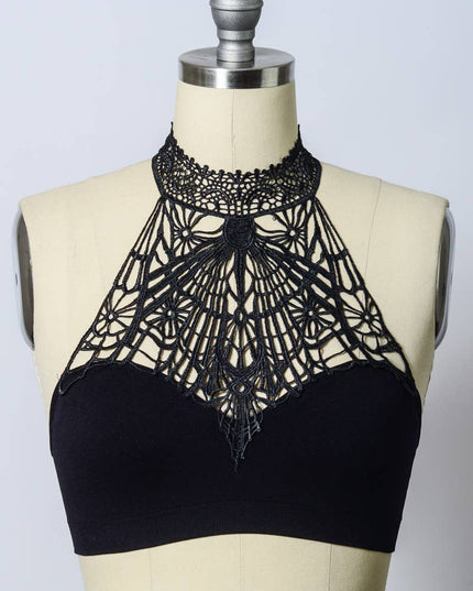 Baroque High Neck Bralette