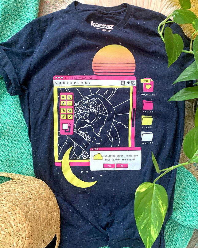 WakeUp.Exe Angel Tee