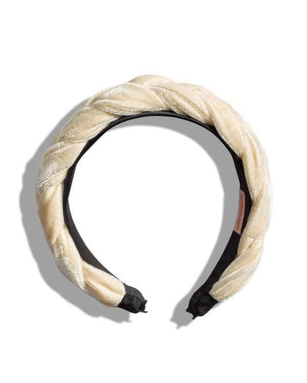 Mure & Grand Braided Velvet Headband