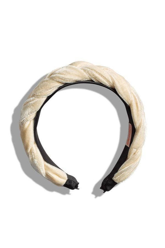 Mure & Grand Braided Velvet Headband