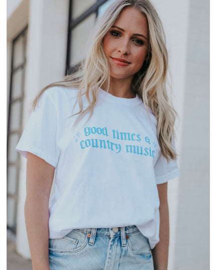 country music & immaculate vibes tee