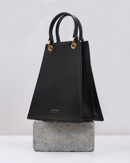 Alkeme Atelier Fire Triangular Satchel - Black