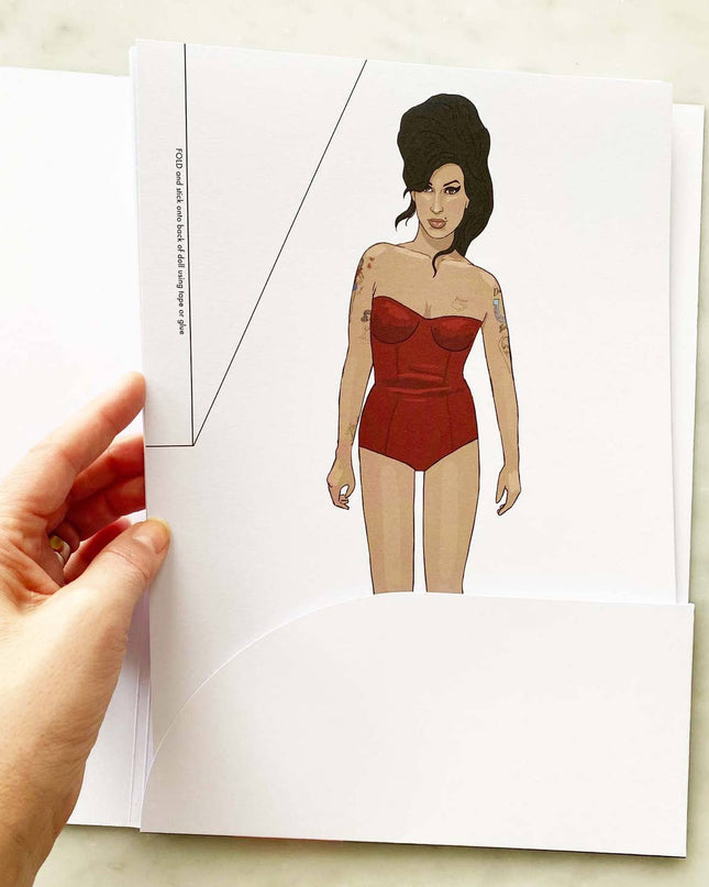Amy Winehouse Paper Doll