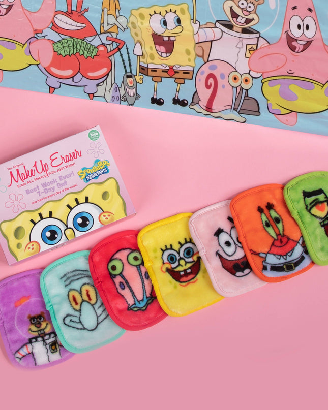 Spongebob Set- The Original Make Up Eraser- Limited Edition