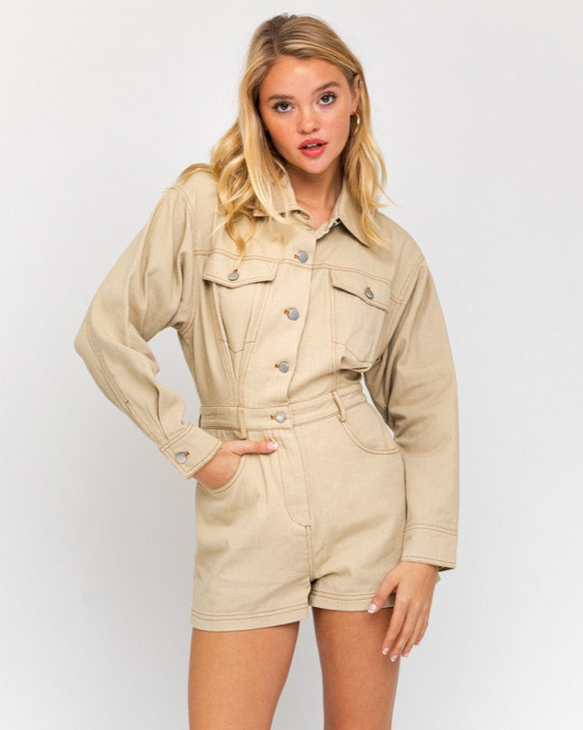 verona denim romper