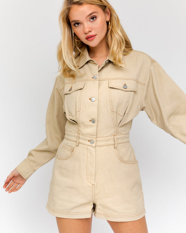 verona denim romper