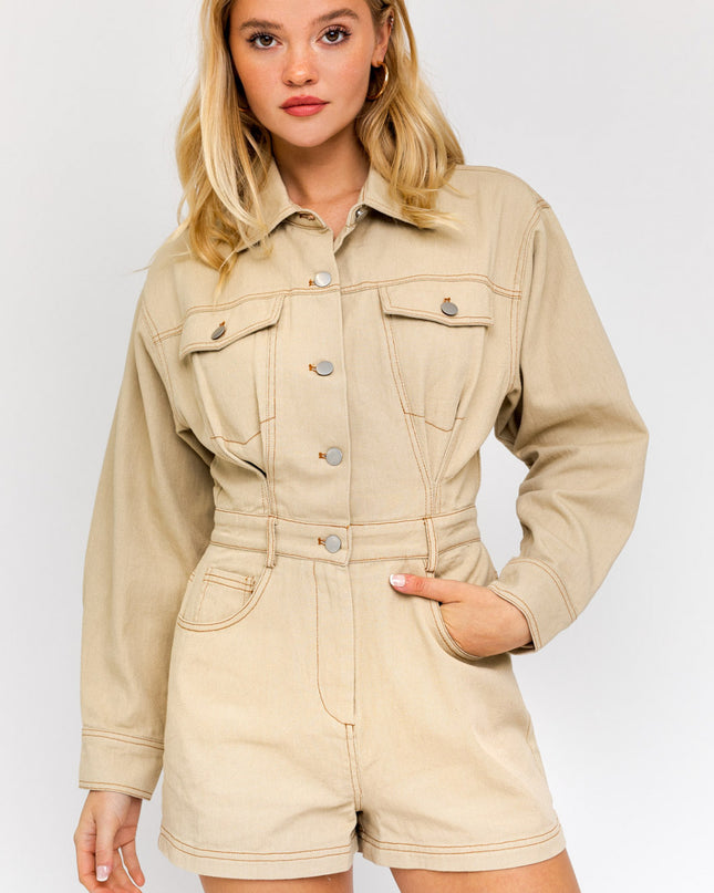 verona denim romper