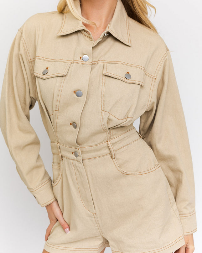 verona denim romper